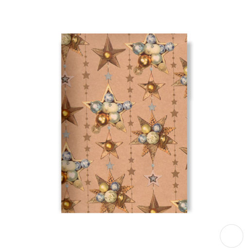 Picture of CHRISTMAS WRAPPING PAPER W/XMAS STARS